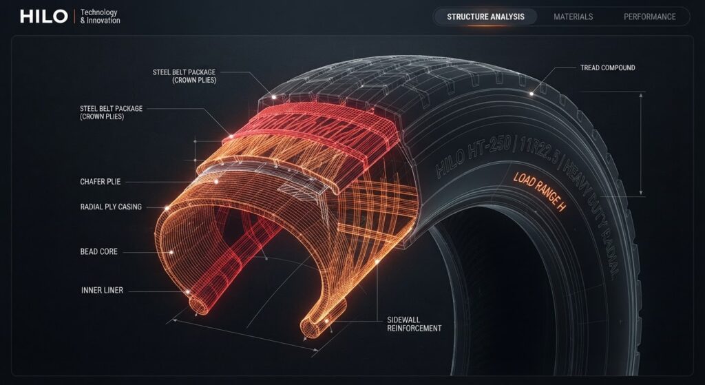 Reinforced tyre sidewall